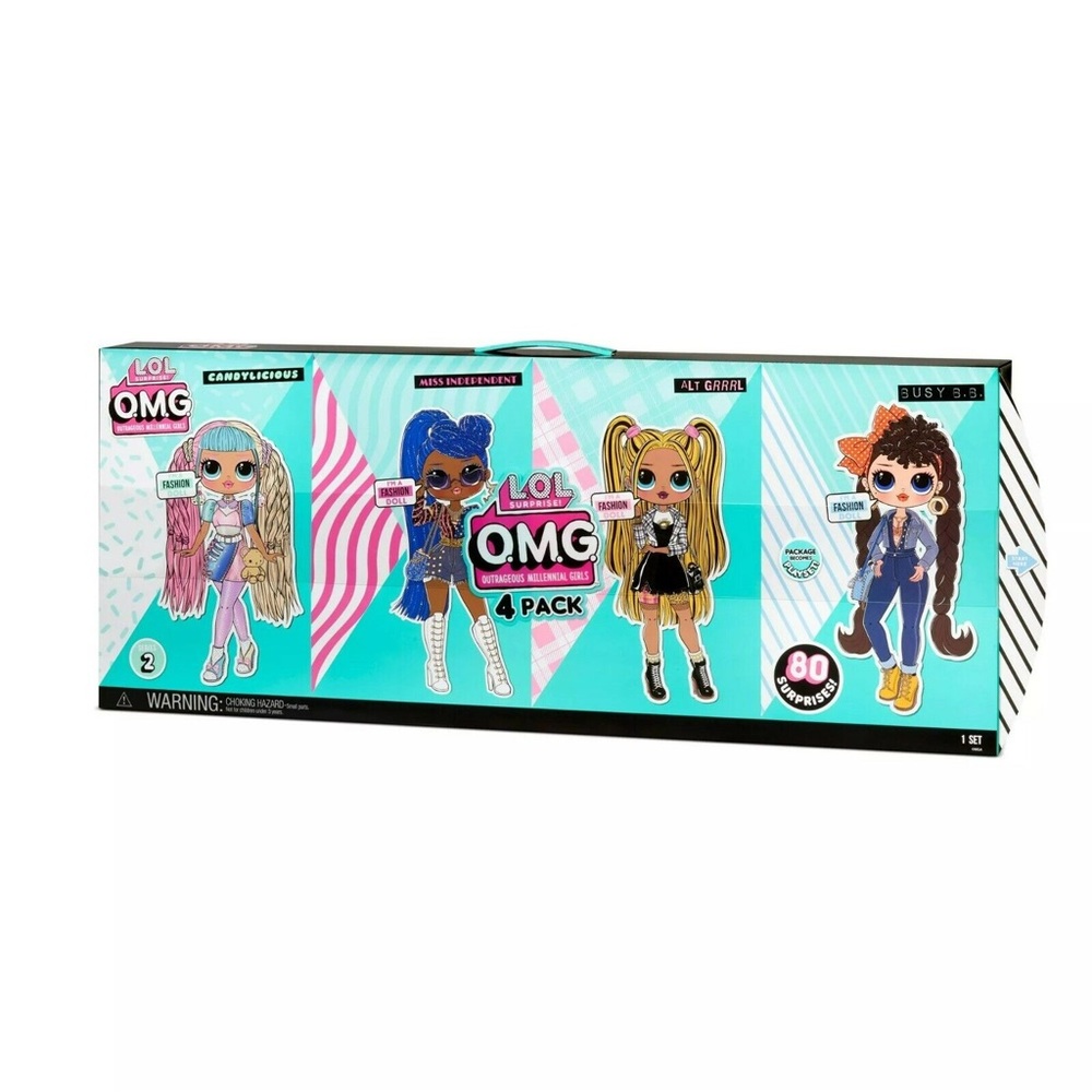 LAST ONE 🎁🎁NWT L.O.L. SURPRISE! OMG 4 DOLLS - Picture 4 of 5
